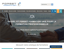 Tablet Screenshot of forget-formation.com